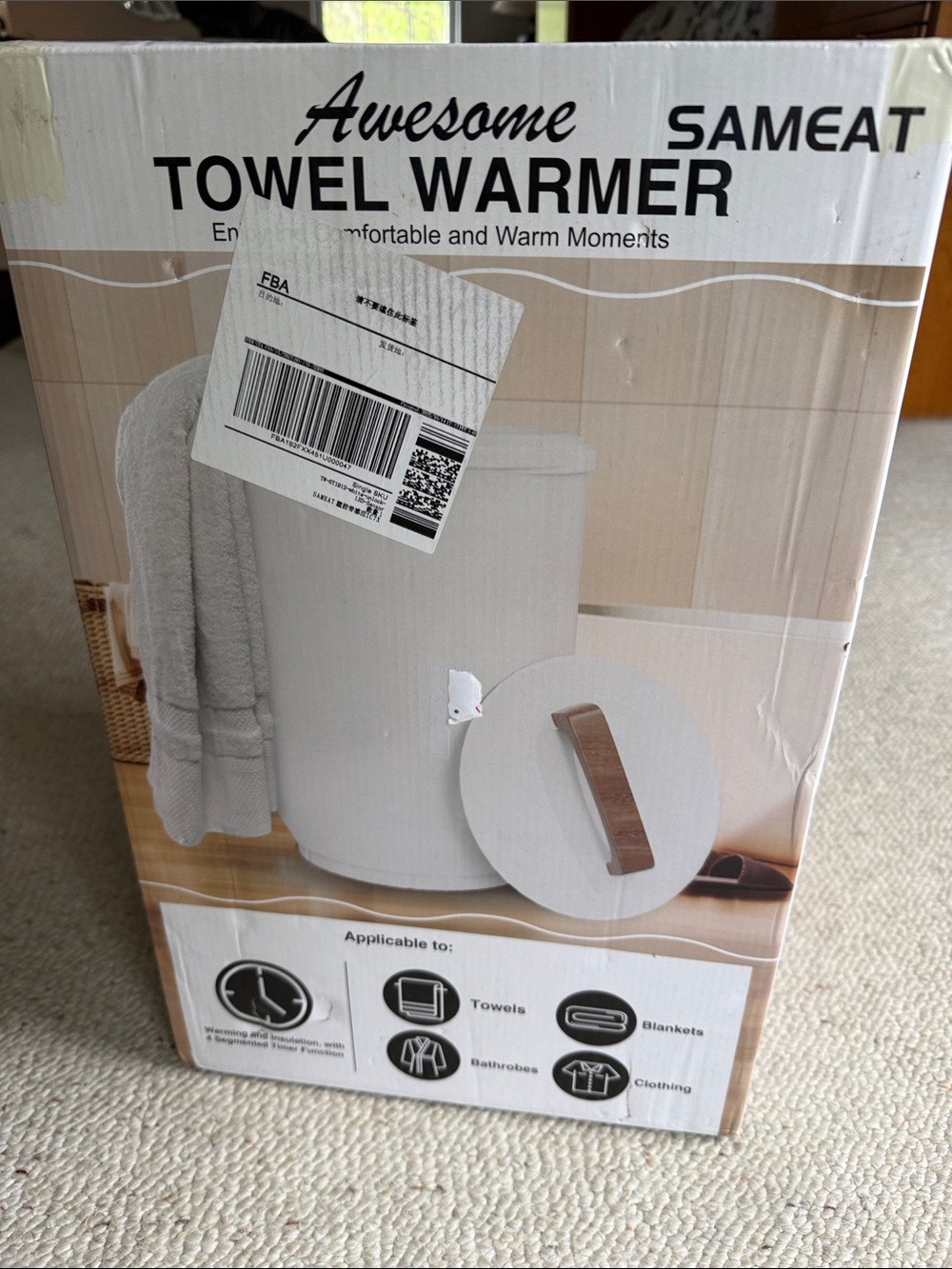Bathroom Towel Warmer Brand New Sameat